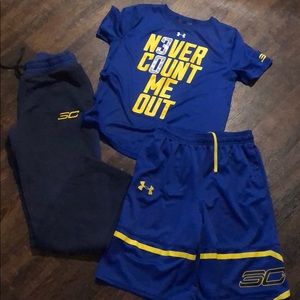 Steph Curry. UNDER ARMOUR COMBO.